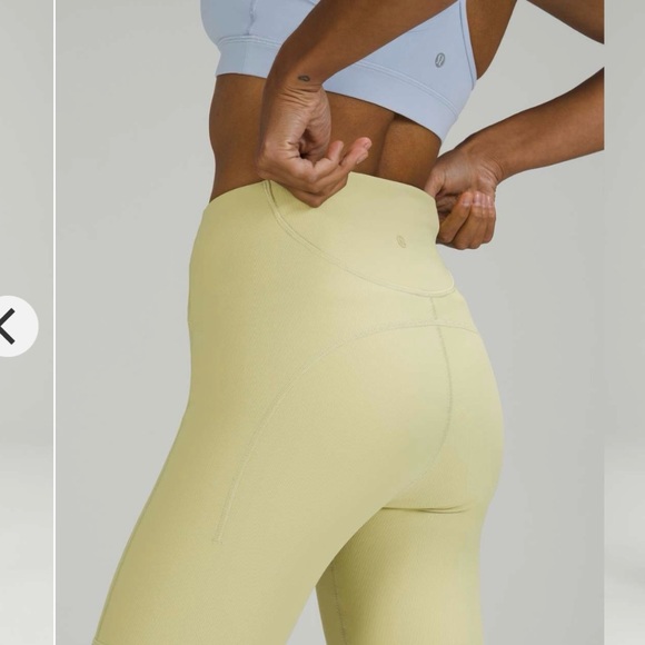 Lululemon Ribbed Contoured High Rise Short 8” - Picture 3 of 12